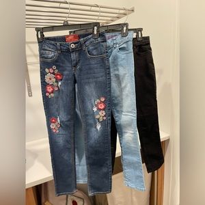 Lot of 3 skinny jeans size 10